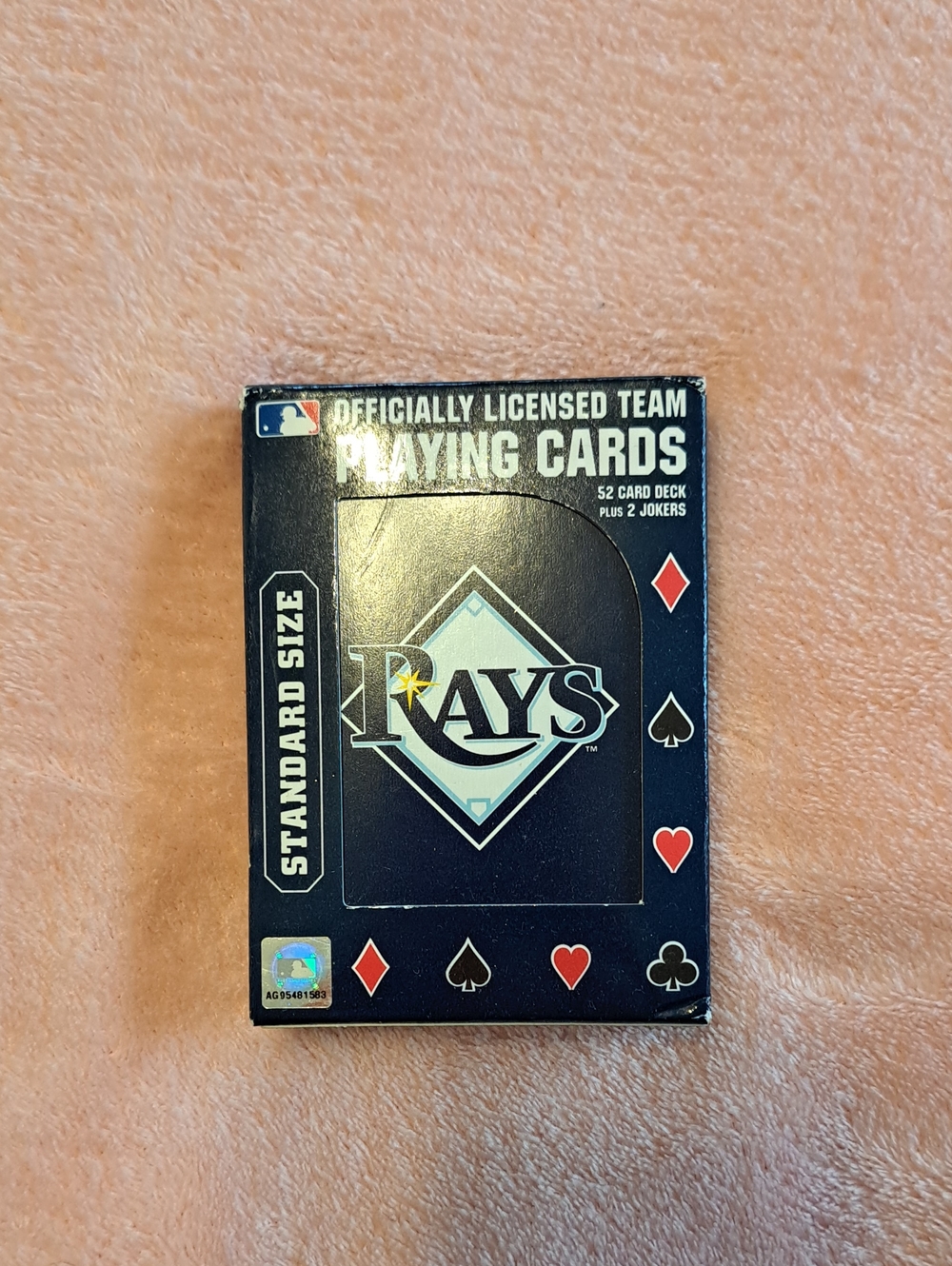 Tampa Bay Rays Officially Licensed Navy Playing Cards - MLB Team Deck